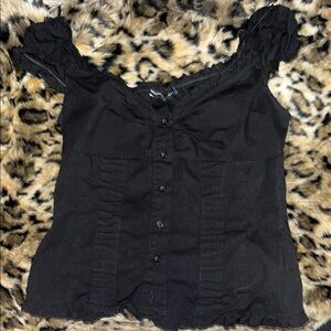 Brandy Melville Black Blouse
